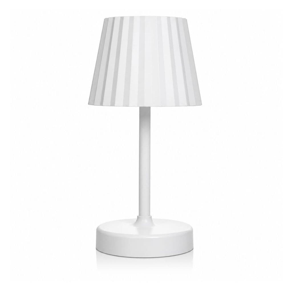 Luminária LED Mesa Lyor Radiance Branca USB 3 Tons Luz