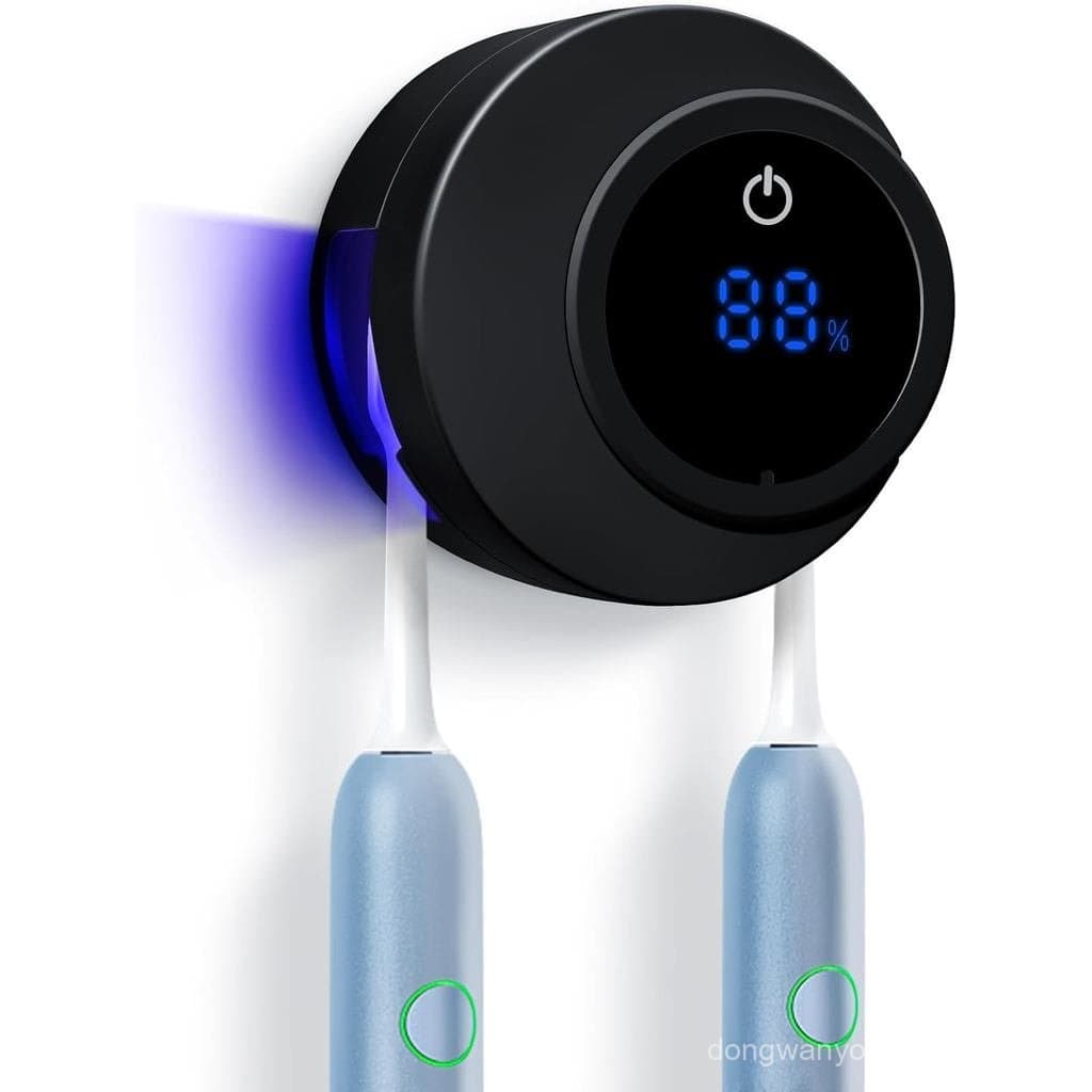 Suporte para Escovas de Dente LXIANGN com Limpador e Secador para Banheiro, Suporte de Escova de Dente Montado na Parede