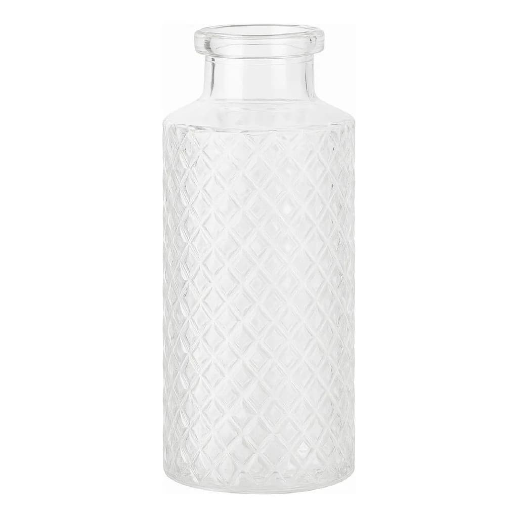 Kit 10 Mini Vaso De Vidro 13 Cm Transparente Para Decoração