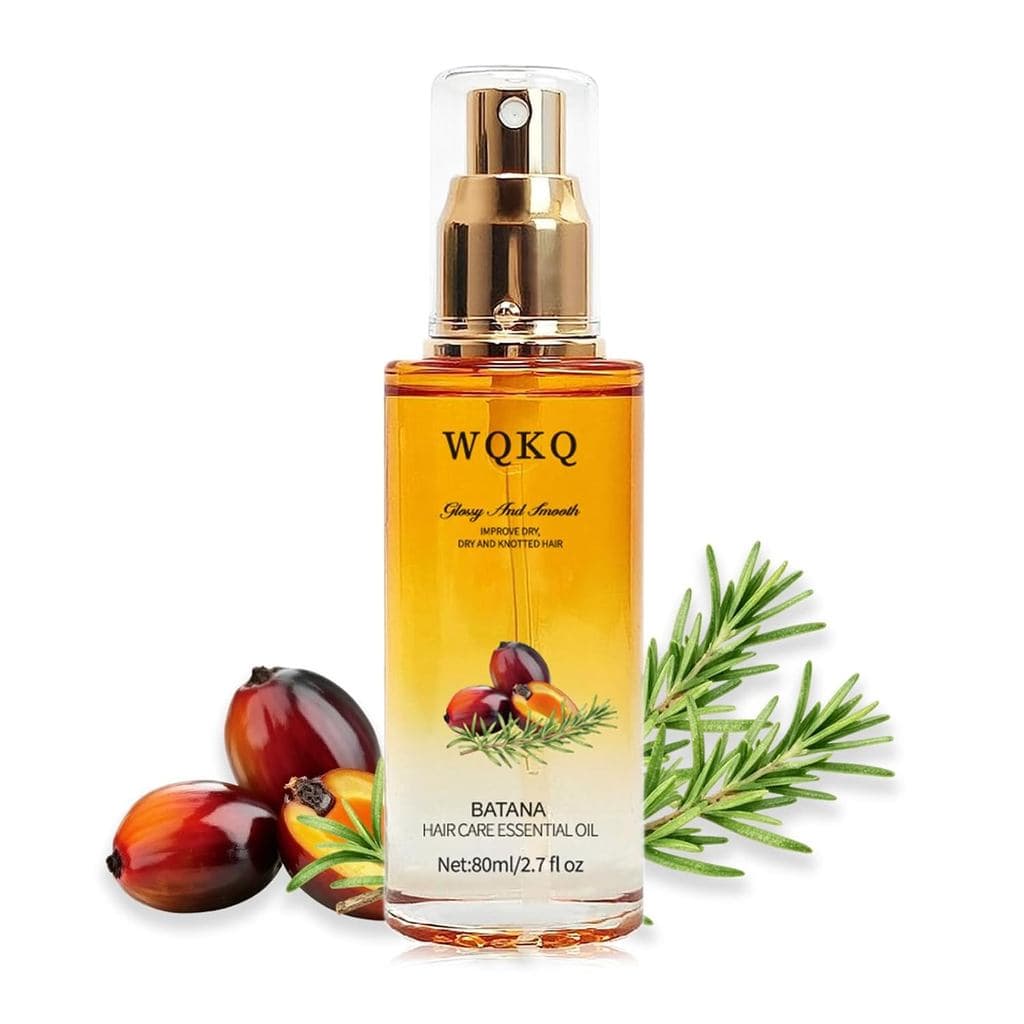 Spray de Óleo Capilar, com Óleo de Jojoba e Manteiga de Karité, Óleo Condicionador Transparente para Cabelos Secos e Cac