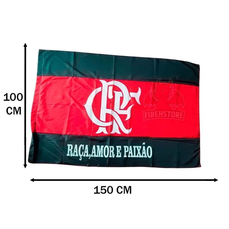 Bandeira de Time de Futebol: 150x100cm - 100% Poliester..2