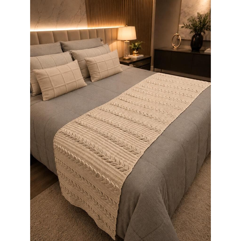 PESEIRA CAMA EM TRICOT MANTA TRANÇADO LUXO SOFÁ OU CAMA PREMIUM