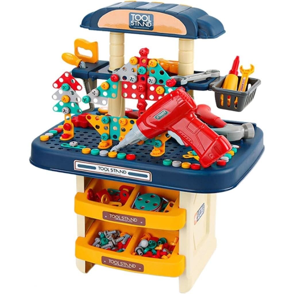 Conjunto de Ferramentas de Brinquedo para Crianças com Chave de Fenda Simulada, Ferramenta de Construção Interativa para