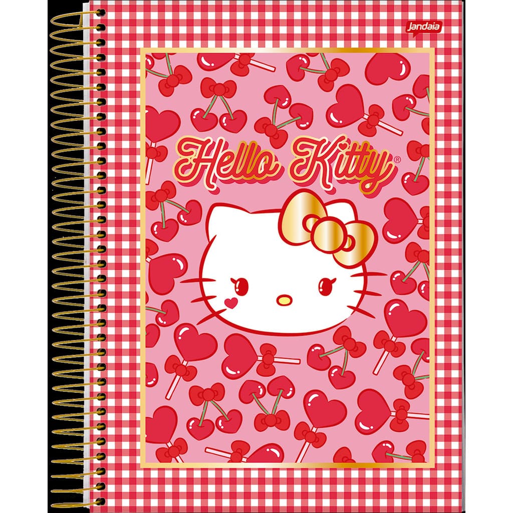 Caderno Capa Hello Kitty
