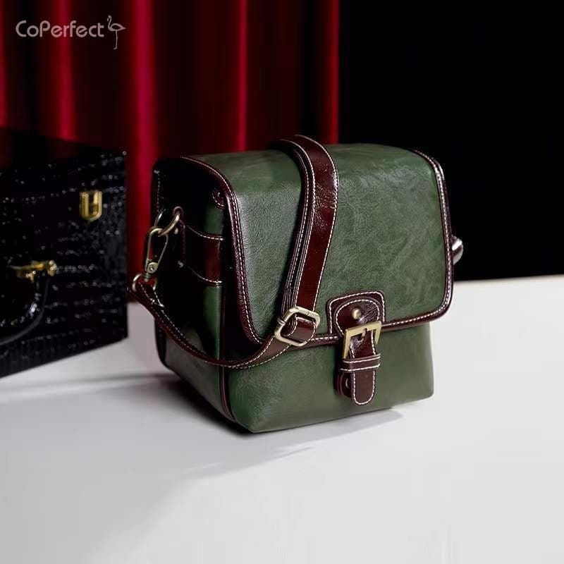 Forro De Bolsa Para Câmera SLR Transfronteiriça-De Ombro De Couro De Imitação Coreana Elegante Canon Nikon Mirrorless