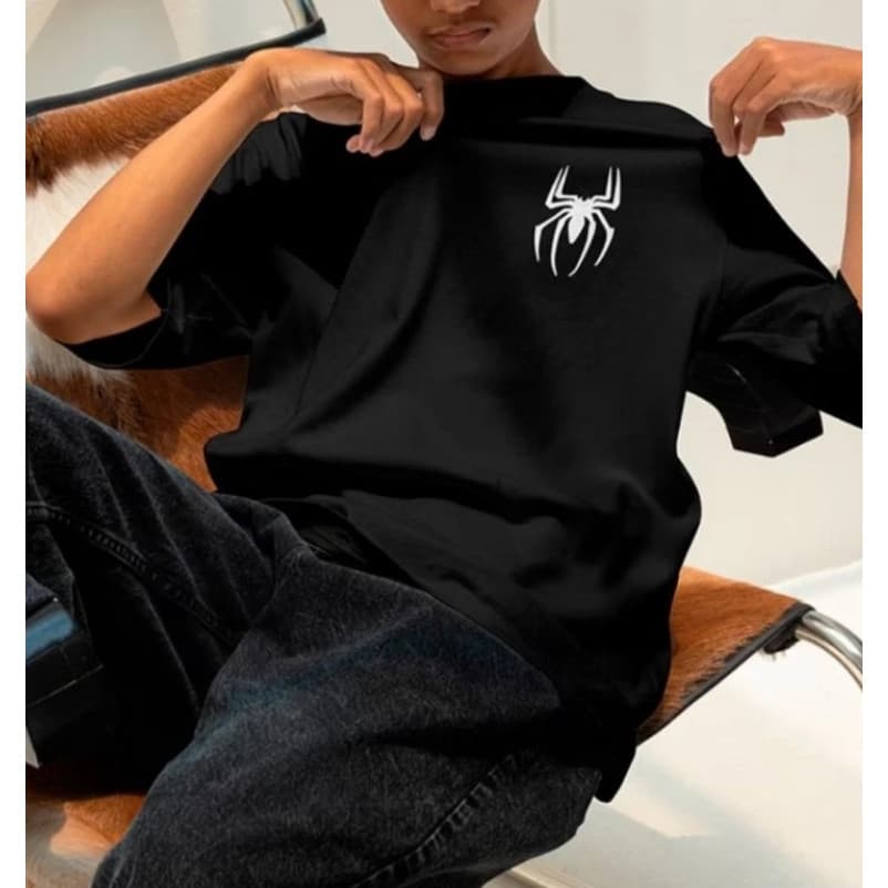 Camiseta Aranha algodão fio 30.1 envio Imediato Homem Aranha Look Casual 5