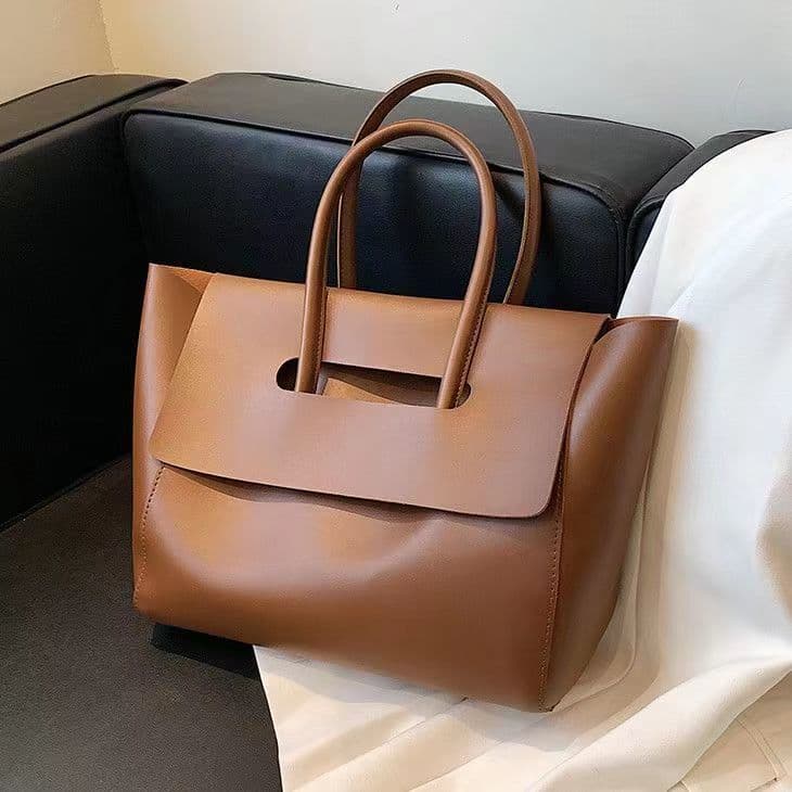 High-End grande saco feminino 2026 novo estilo na moda versão coreana bolsa de grande capacidade moda Retro Commuter sac