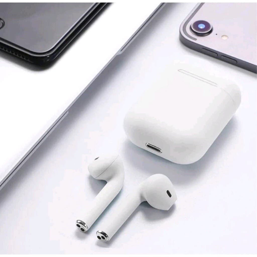 Fone TWS i12 Bluetooth 5.0 Sem Fio, Microfone Integrado, Compatível iOS Android, Recarregável