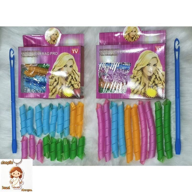 Formador De Cachos Magic Leverag Modelador Rolinhos Cacheador Para Cabelo Enrolador Curl - Bob Magico