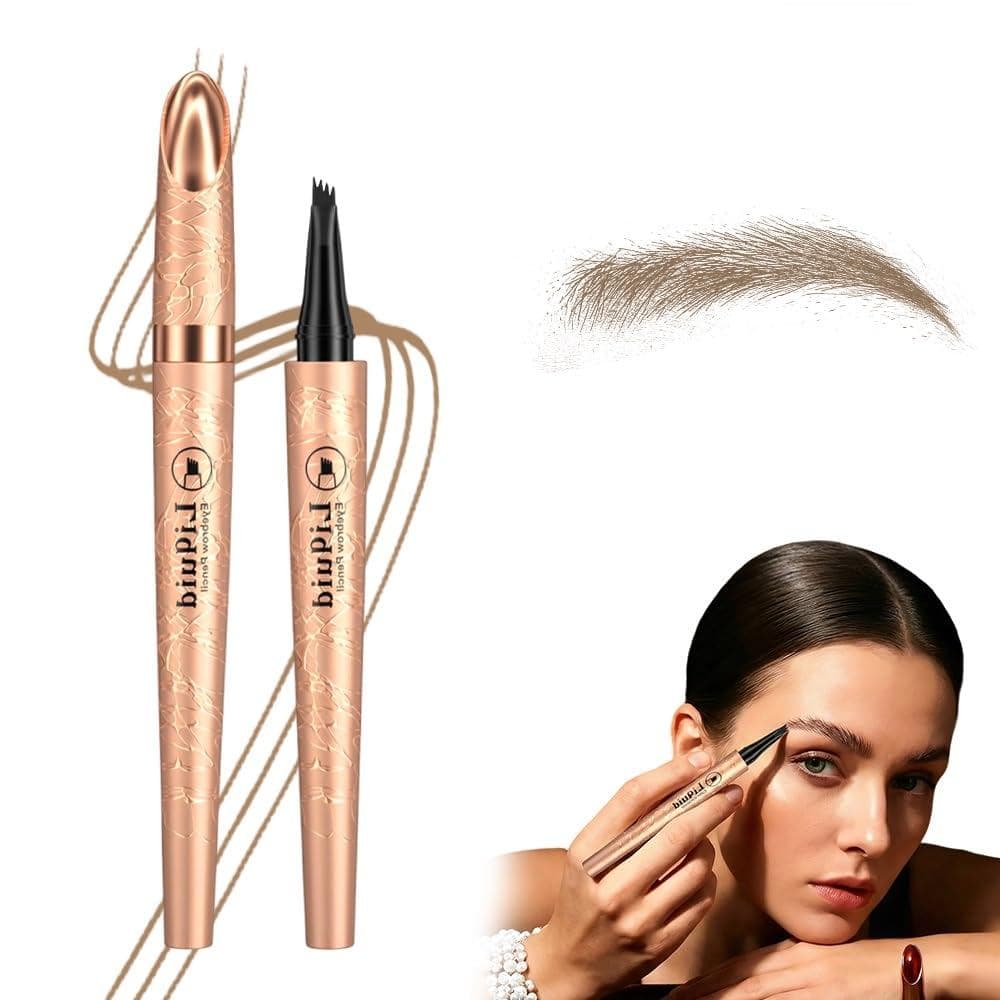 Caneta para Microblading de Sobrancelhas, Atualização 2026 com Ponta Micro-Garfo de 4 Dentes, Preços de Canetas para Sob