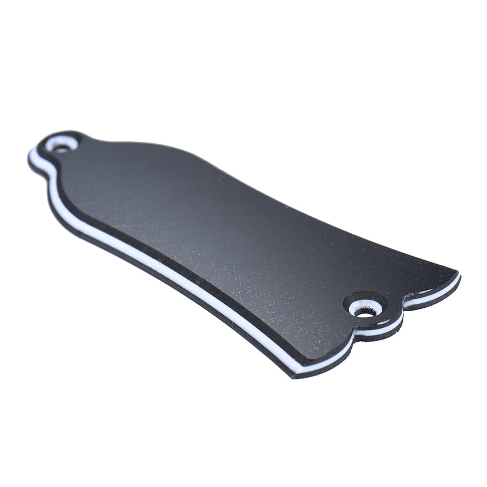 besttool-BR 2 furos em forma de sino de PVC Truss Rod placa de rolagem para guitarra Gibson LP SG Flying V ES preto