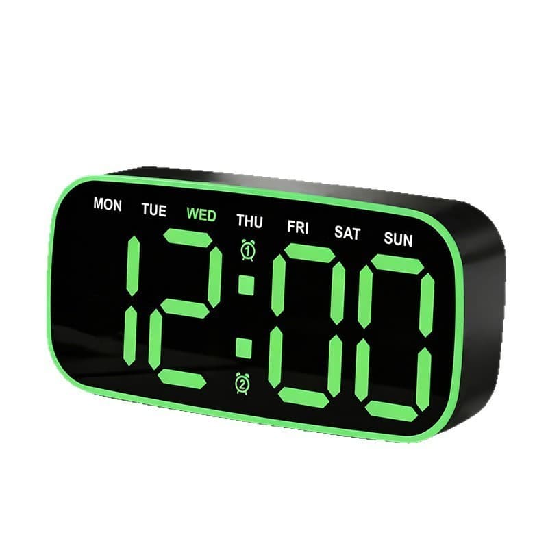 Relógio de parede Digital moderno, relógio LED de mesa, tela grande, relógio decorativo