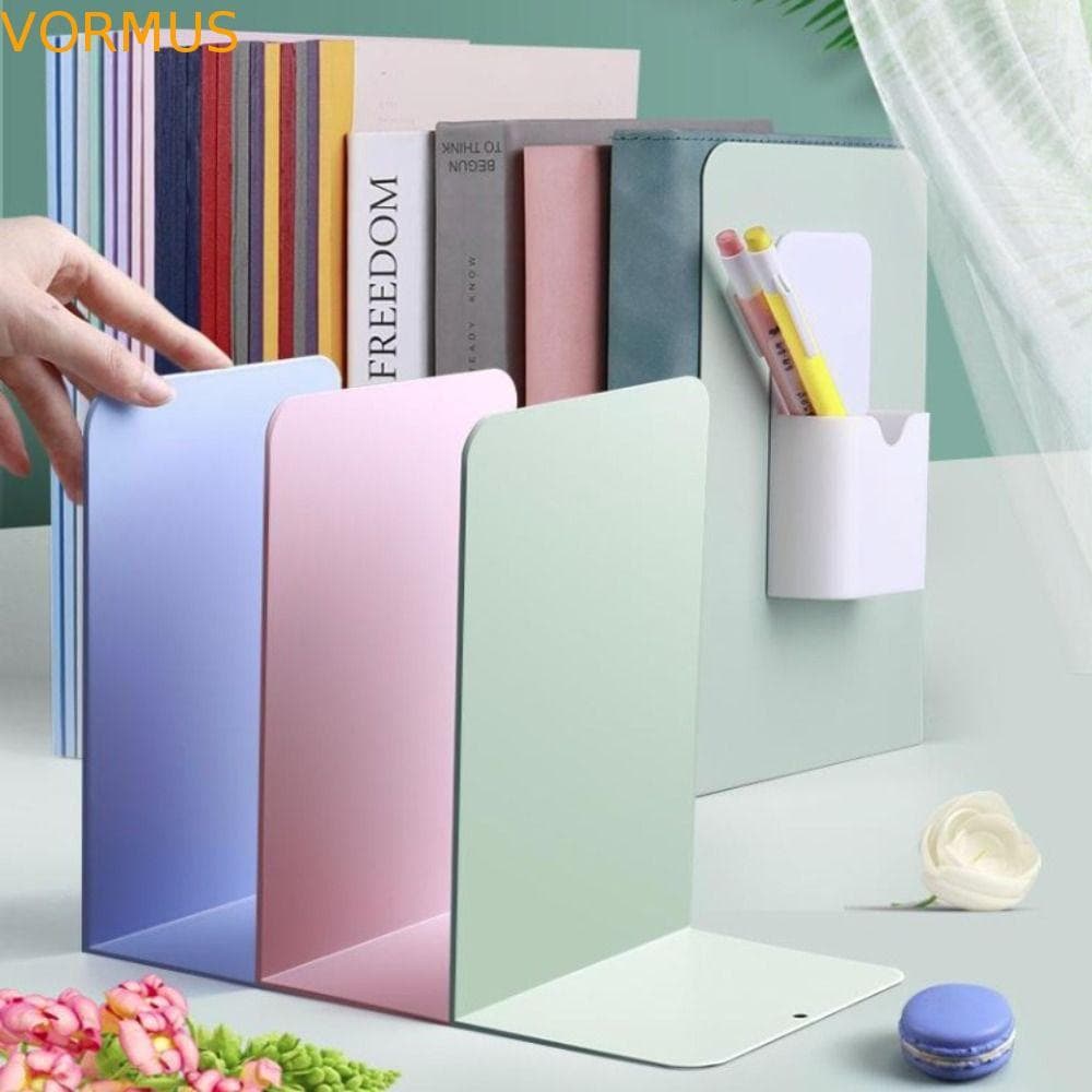 Suportes Para Livros De Mesa VORMUS , Suporte Exibição INS , Rack De Simples E Durável Em Forma De L , Escritório Escola