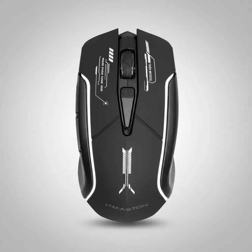 Mouse Gamer Recarregável MS17 12800 DPI Original