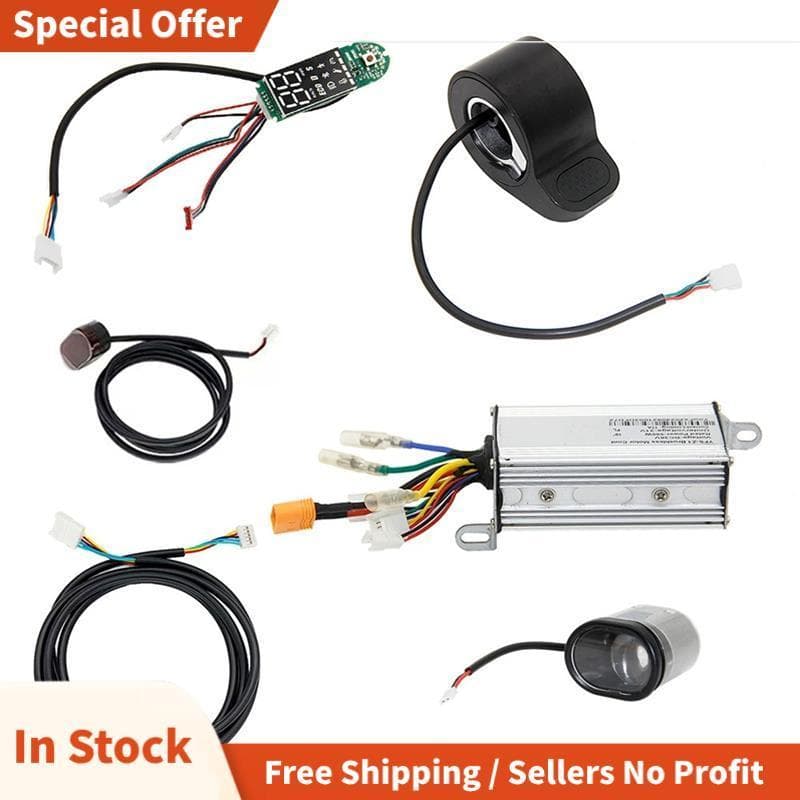Controlador De Scooter 500W 36V 17A Acelerador Terno Para Scooters Elétricos De 10 Tamanhos Artigos Esportivos Uso Ao Ar