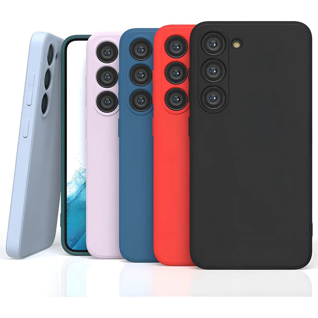 Capa Silicone Aveludada Para Samsung Galaxy A34 / A35 Cor Vermelho Galaxy A35