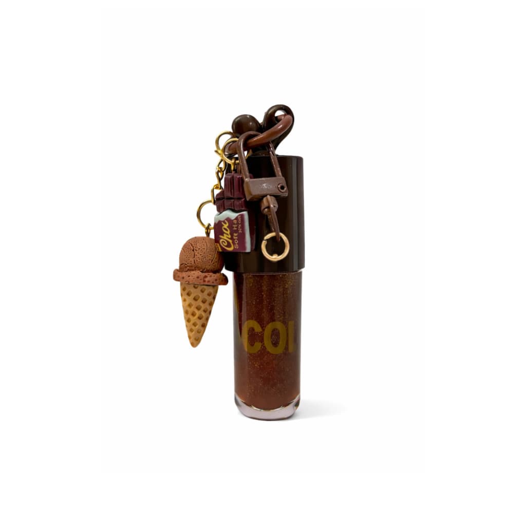 Lip Gloss Labial Chocolate C/ Chaveiro Miss Victory