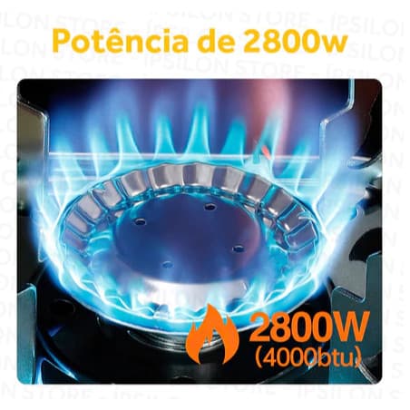 Fogareiro Portátil Fogão á Gás Ingnição Automática Camping Viagem Dobrável -byb