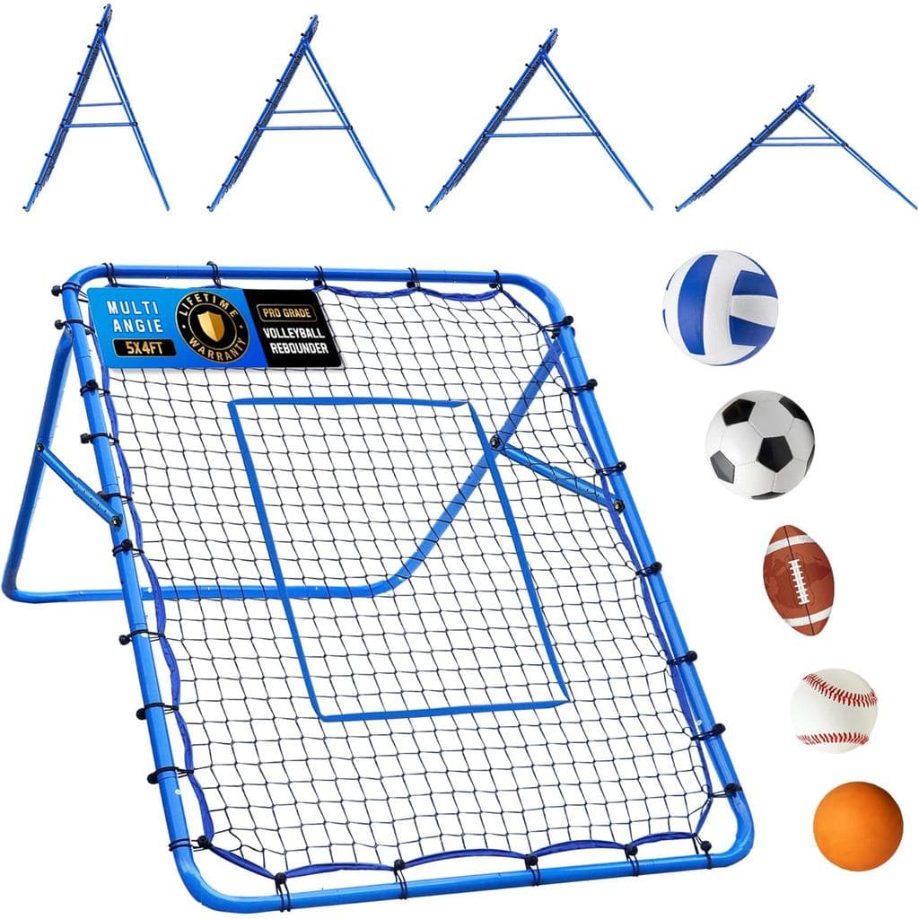 Rede de Rebatida para Vôlei e Beisebol, Rede de Rebatida para Softbol com Ajustes Rápidos, Equipamento de Prática de Reb