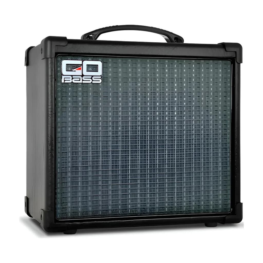 Amplificador de Contrabaixo Borne GB300 Go Bass 80w RMS Cubo Contra Baixo 10 Polegadas Preto