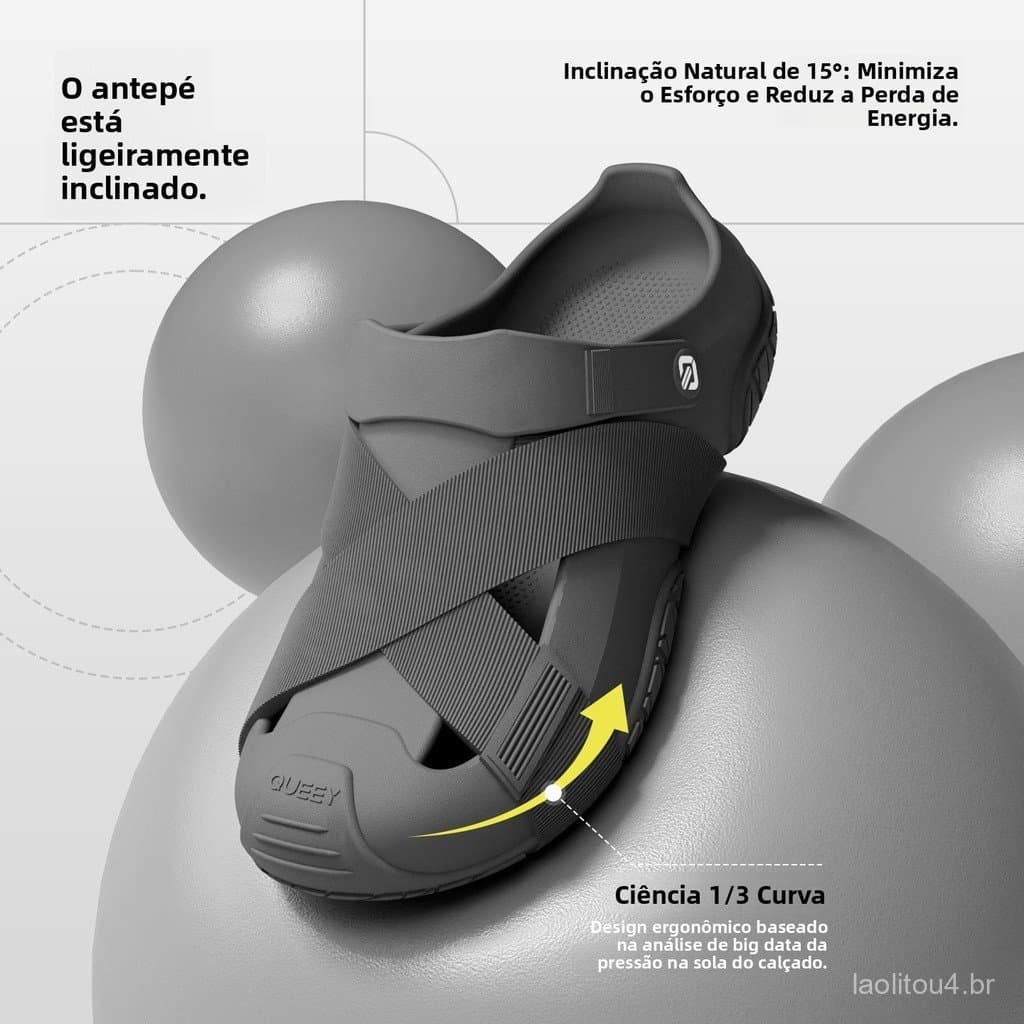 Sapatos de sola grossa buraco verão moda exterior Wear respirável antiderrapante EVA mudo sandálias de sola macia chinel