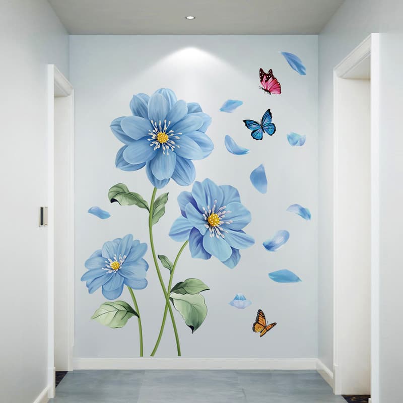 Adesivos de parede decoração do quarto adesivos de decoração de parede auto-adesivo capa de papel de parede feio papel d