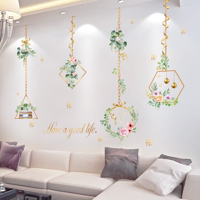 3D tridimensional adesivos de parede sala estar TV fundo parede quarto papel de parede decoração adesivos papel de