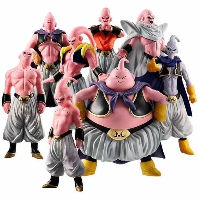 Nova Figura de PVC do Vilão Majin Buu Muscular de Dragon Ball, Modelo de Decoração de Mesa, Presente