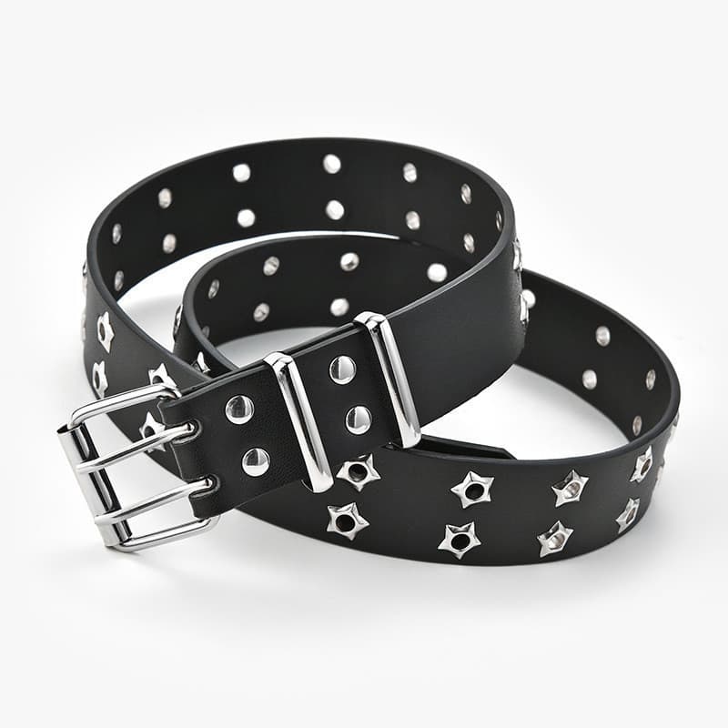 Moda Cintos Estrela Olho Rebite Cinto Mulher Casual Couro Do Plutônio Cintura