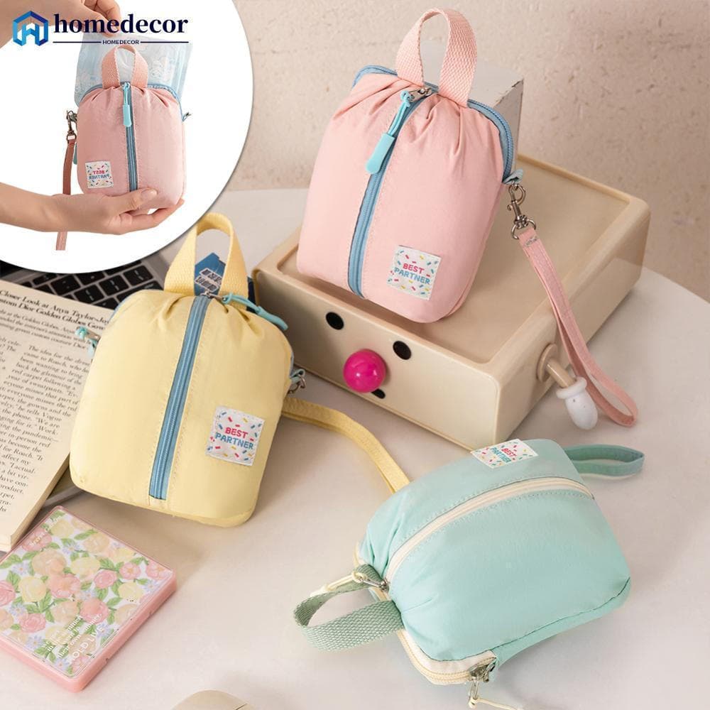 Homedecoração Portátil Mini Macaron Saco De Armazenamento De Guardanapo Sanitário Discreto Bolsa Menstrual Estudante Per