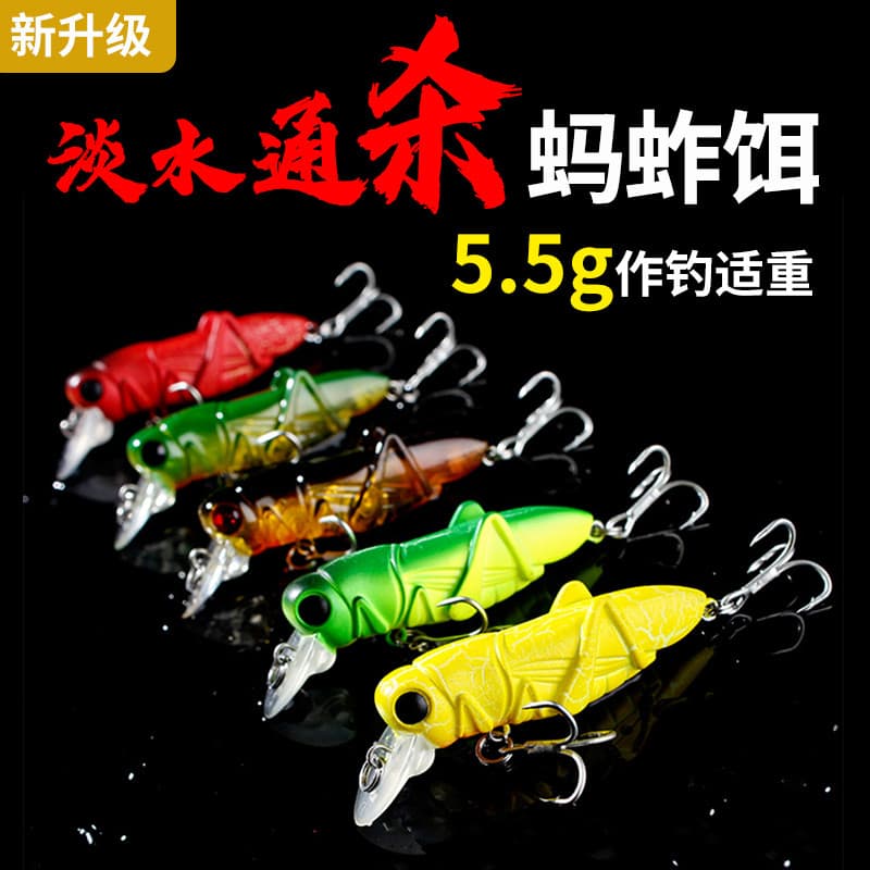 Hasta isca luminosa Minnow inseto falso isca carpa grama Crucian carpa água doce biônico formiga Grasient isca