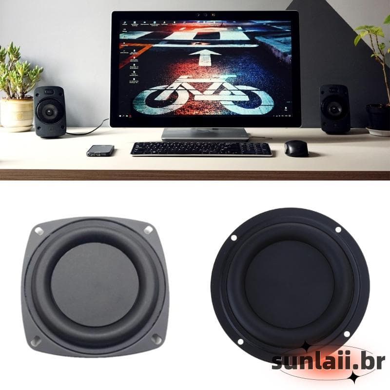 SUNLAII 2 3 4 Polegada Placa Alto-Falante Baixo Peças Diafragma Passivo Placas Woofer Speake