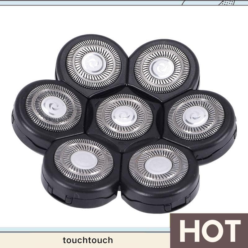 Cabeça De Substituição Para Barbeador Elétrico 7D , Lâmina De Barbear Careca touchtouch1 . br
