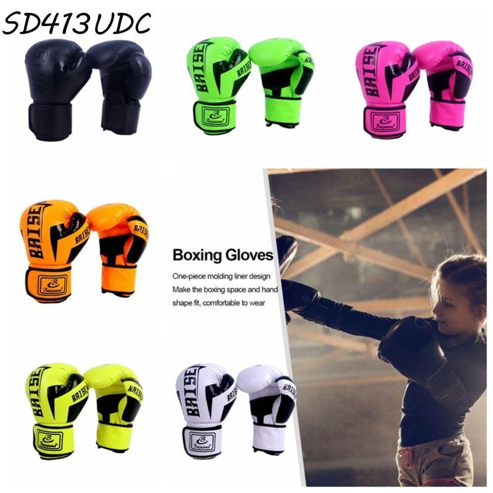 SUNDANCE 1 Paie De Luvas De Boxe , Boa Resistência 8 Onças 10 Treinamento , Perfuração Com Design De Adesivos