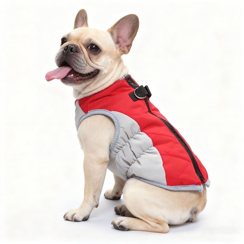 Roupas de Inverno para Cães, Casaco à Prova de Vento, Jaqueta Quente e Elegante para Animais de Estimação Pequenos e Méd
