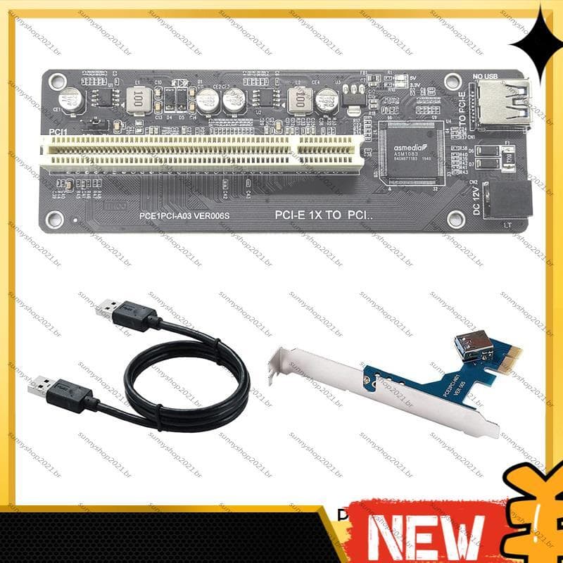[Best S] 1 Conjunto De Placa Adaptadora De Expansão PCI-E Para ASM1083 De Captura De Suporte Paralela
