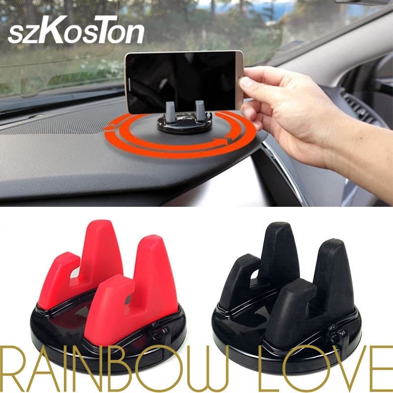 Suporte universal para celular de carro com rotação de 360 graus / Suporte para celular de carro sem painel / Suporte pa
