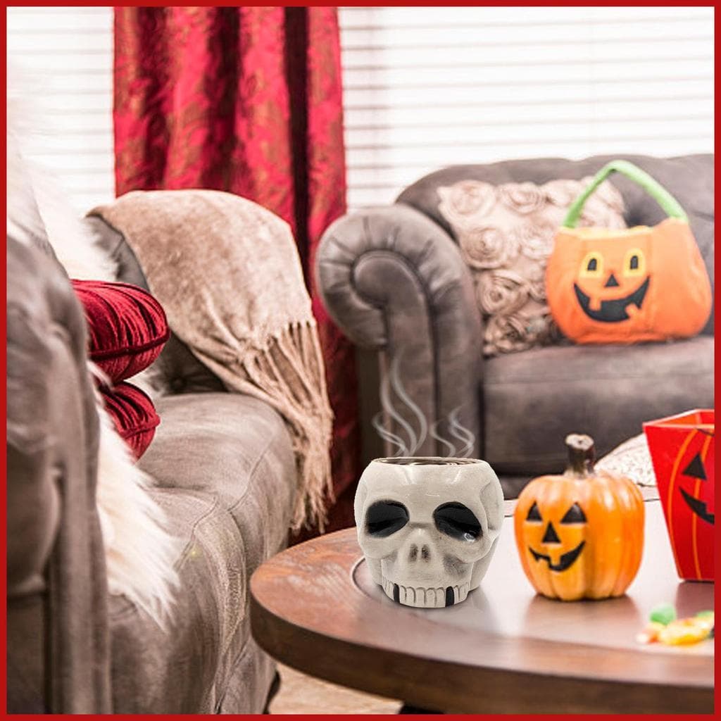 Caneca De Halloween Cabeça De Caveira Assustador Engraçado Novidade Fantasma Coleções Viagem Para Piquenique Ao Ar Livre