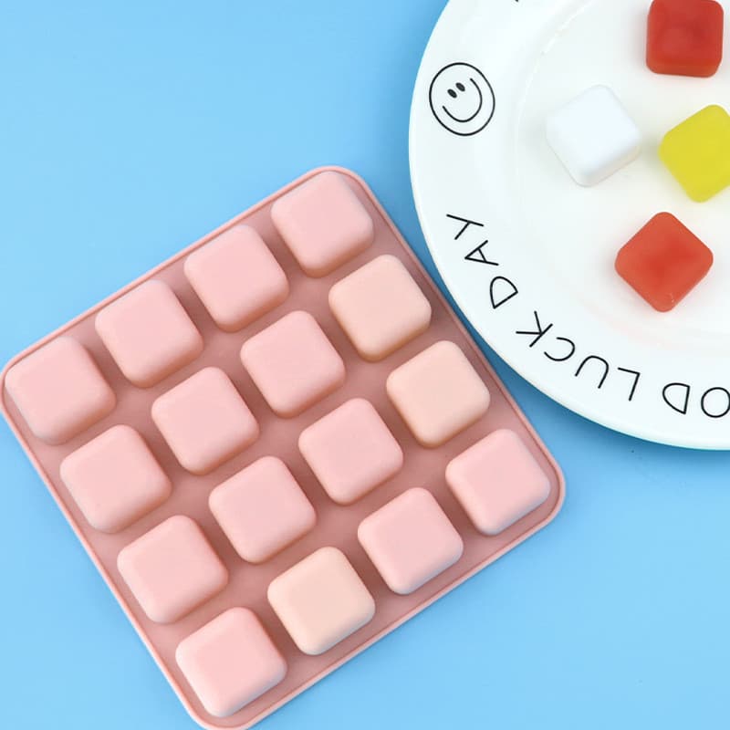 Molde de cubo de Silicone DIY cubo de gelo doces molde de Chocolate Mini molde de sabão artesanal