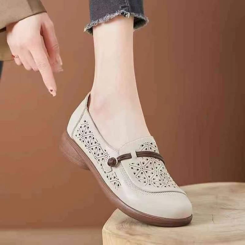 Comércio exterior Cross-Border sapatos de cano baixo sola plana confortável bombas de salto baixo PU dedo do pé redondo