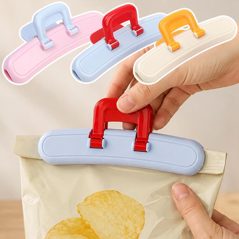 1-4 Pçs Bonito Dos Desenhos Animados Saco De Cozinha Clipes Seladores-Grampos De Alimentos De Mola De Aço Inoxidável-Par