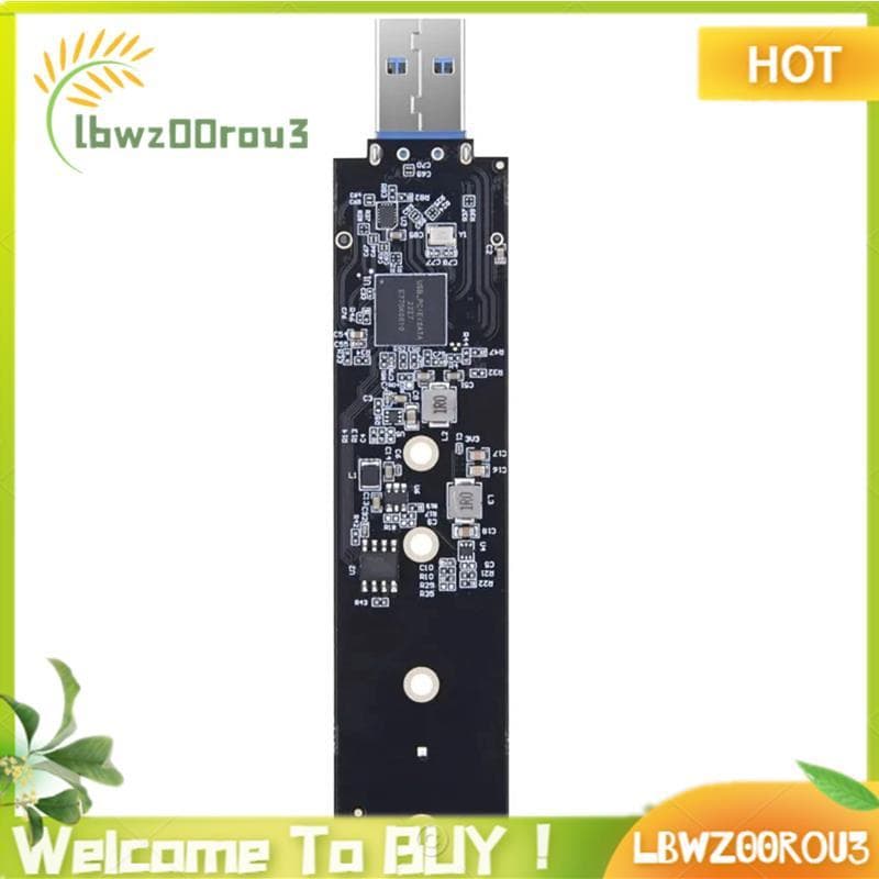 M . Adaptador 2 SATA NVMe SSD Para USB 3.1 , Placa Conversora Externa PCI-E-Gen 2 PCIe Tipo A