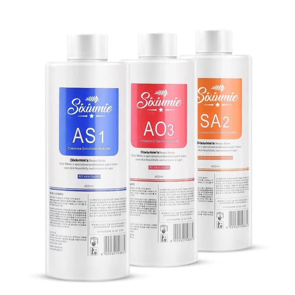 Solução de Peeling Aquático AS1 SA2 AO3 (40fl oz) |   Esfoliante Facial Profissional para Salão Hydra Special All Bubble
