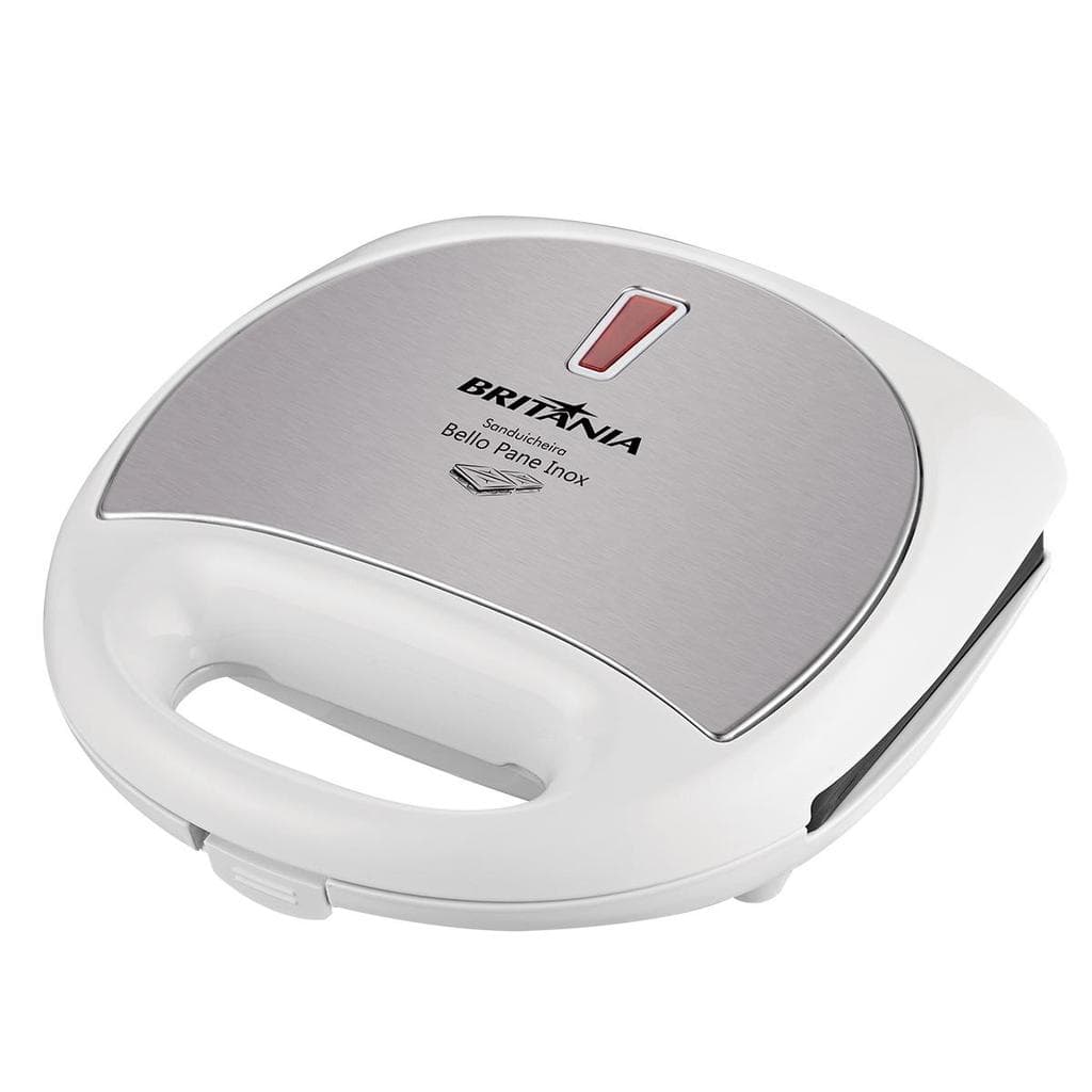 Sanduicheira Britânia Bello Pane Antiaderente Inox 750W 127V