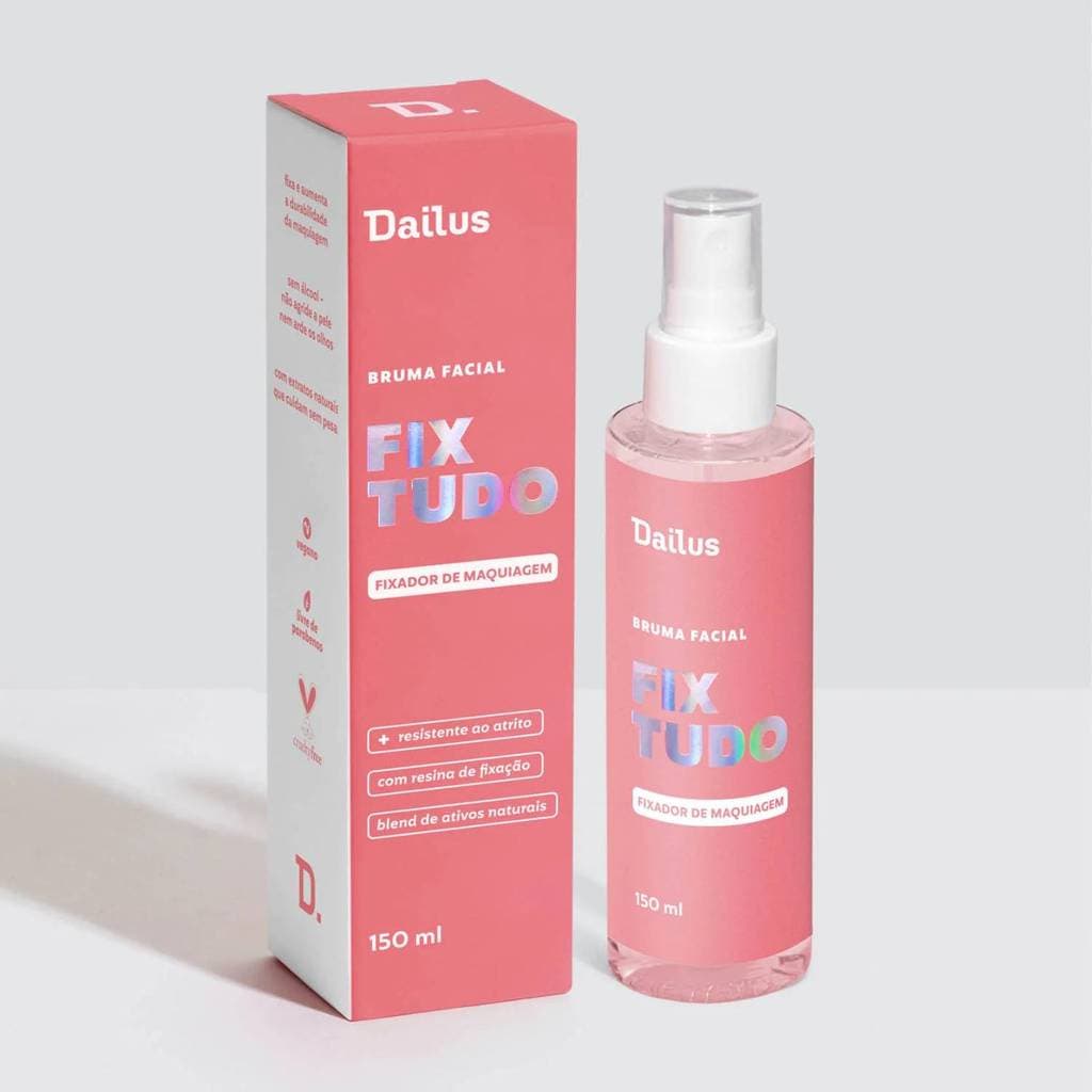 Bruma Facial Fixadora Fix Tudo 150ml - Dailus | Fixa e Hidrata