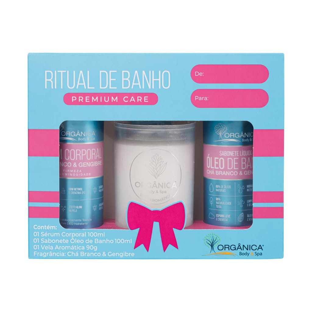 Kit Ritual De Banho Premium Orgânica Para Cuidado Corporal