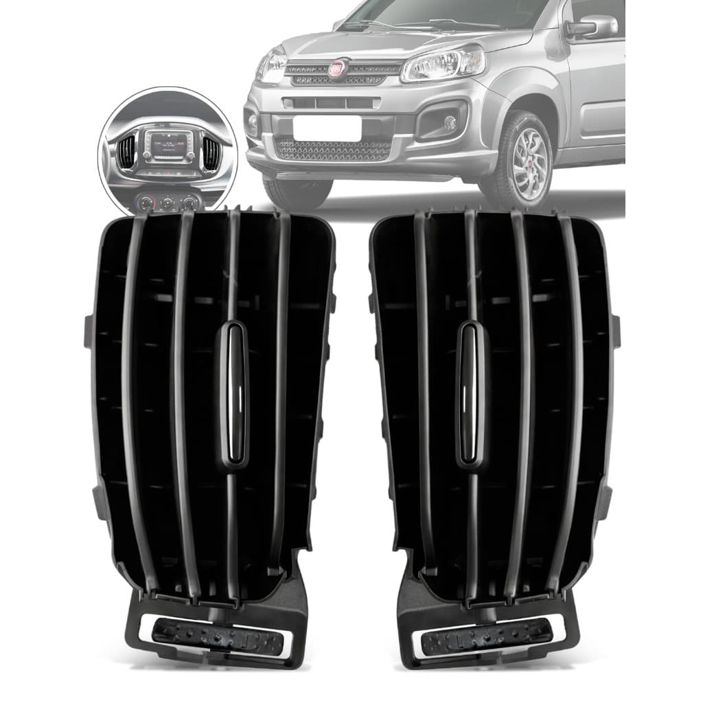 Par Difusor Ar Painel Central Novo Uno Way Vivace Attractive 2015 16 17 18 19 20 21