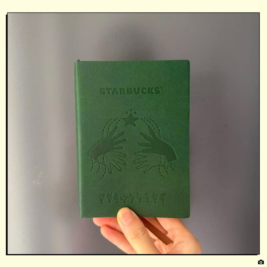 Starbucks verde Mini portátil pequeno diário bolso livro Retro simples pequeno caderno Cultural presente criativo