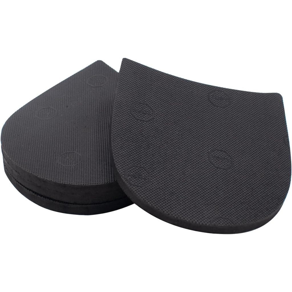 2 Pares de Salto de Borracha para Reparação de Calçados, 6 mm de Espessura, Antiderrapante, Substituição Recortável para
