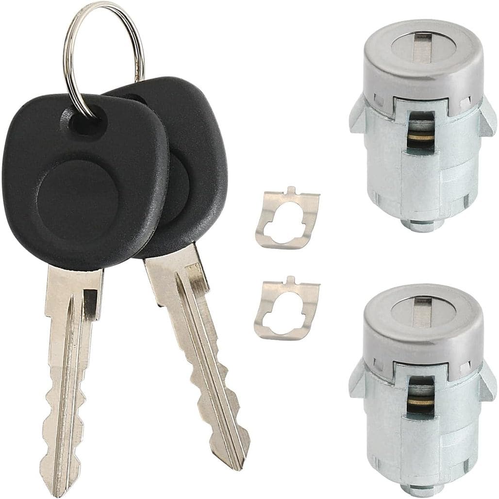 Cilindros de Fechadura e Chaves para Maçaneta de Porta Externa Compatíveis com Chevrolet Silverado/GMC Sierra 1500 2500